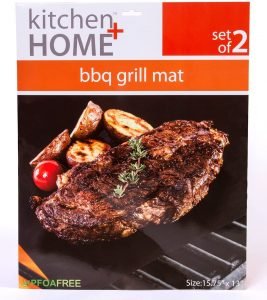  Kitchen + Home - BBQ Grill Mats - 100% Non-Stick grill accessories: