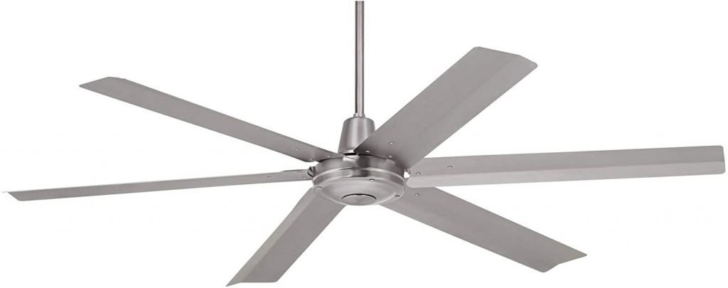 60" Turbina Max DC Modern Industrial Rustic Outdoor Ceiling Fan with Remote Control
