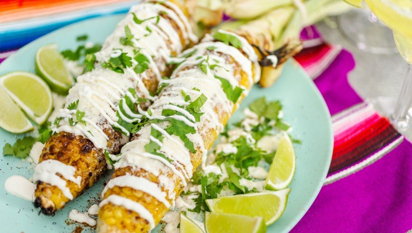 Grilled Mexican Street Corn (Elote)